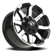 Vision 413 16x8 +0 5x139.7mm 110mm Gloss Black Machined Face
