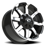Vision 413 17x8.5 +18 6x139.7mm 106.2mm Gloss Black Machined Face