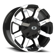 Vision 413 17x8.5 +18 8x180mm 124.2mm Gloss Black Machined Face