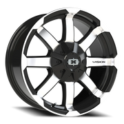 Vision 413 18x8.5 +0 6x135mm 106.2mm Gloss Black Machined Face