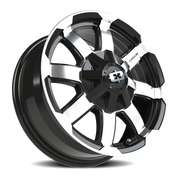 Vision 413 16x6.5 +45 5x130mm 78.3mm Gloss Black Machined Face