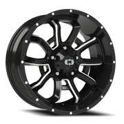 Vision 415 20x9 +12 5x150mm 110.2mm Gloss Black Milled Spokes