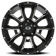 Vision 415 20x9 +12 5x150mm 110.2mm Gloss Black Milled Spokes