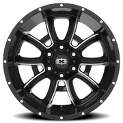 Vision 415 20x10 -25 6x139.7mm 78.1mm Gloss Black Milled Spokes