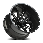 Vision 415 20x12 -51 6x139.7mm 106.2mm Gloss Black Milled Spokes