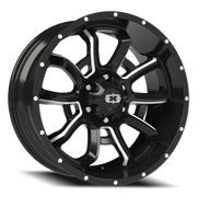 Vision 415 20x9 +0 6x139.7mm 78.1mm Gloss Black Milled Spokes