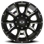 Vision 415 20x10 -25 8x170mm 125.2mm Gloss Black Milled Spokes