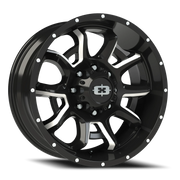 Vision 415 20x9 +12 8x170mm 125.2mm Gloss Black Milled Spokes