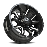 Vision 415 20x9 +12 8x170mm 125.2mm Gloss Black Milled Spokes