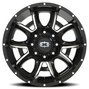 Vision 415 20x9 +12 8x165.1mm 125.2mm Gloss Black Milled Spokes