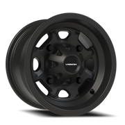Vision 415 12x7 +2.5 4x100mm 69.85mm Matte Black
