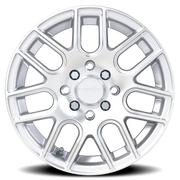 Vision 426 14x5.5 +38 4x100mm 73.1mm Winter Paint Silver