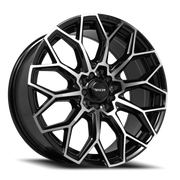 Venom Sport 45 17x8 +35 5x112mm 73.1mm Gloss Black Machined Face
