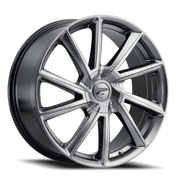 Platinum Mystic FWD 20x8.5 +40 5x114.3mm 74.1mm Bright Graphite Silver