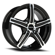 Vision 469 15x6.5 +38 4x114.3mm 73.1mm Gloss Black Machined Face
