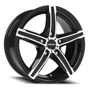 Vision 469 15x6.5 +38 5x100mm 73.1mm Gloss Black Machined Face