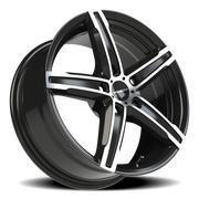 Vision 469 16x7 +38 5x115mm 73.1mm Gloss Black Machined Face