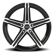 Vision 469 17x7 +38 5x120mm 73.1mm Gloss Black Machined Face