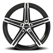 Vision 469 17x8 +38 5x112mm 73.1mm Gloss Black Machined Face