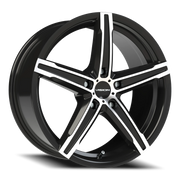 Vision 469 17x8 +38 5x114.3mm 73.1mm Gloss Black Machined Face