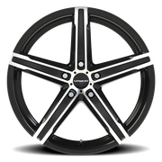 Vision 469 18x8 +38 5x114.3mm 73.1mm Gloss Black Machined Face