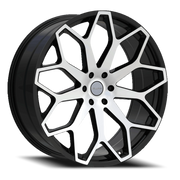 Elure 46 24x8.5 +30 5x120mm 74.1mm Black Machined