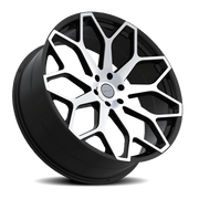 Elure 46 24x8.5 +30 5x120mm 74.1mm Black Machined