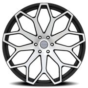 Elure 46 24x8.5 +30 5x114.3mm 73.1mm Black Machined