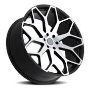 Elure 46 24x9.5 +25 6x139.7mm 78.1mm Black Machined