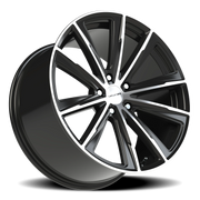 Vision 471 20x10.5 +30 5x112mm 66.56mm Gloss Black Machined Face