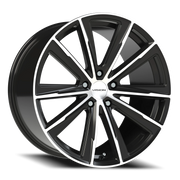 Vision 471 20x10.5 +42 5x120.65mm 73.1mm Gloss Black Machined Face