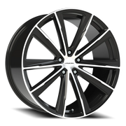 Vision 471 22x10.5 +42 5x112mm 66.56mm Gloss Black Machined Face