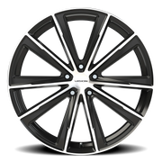 Vision 471 22x9 +20 5x114.3mm 73.1mm Gloss Black Machined Face