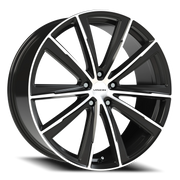 Vision 471 22x9 +38 5x115mm 73.1mm Gloss Black Machined Face