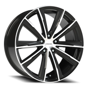 Vision 471 20x9 +20 5x114.3mm 73.1mm Gloss Black Machined Face