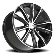 Vision 471 20x9 +38 5x115mm 73.1mm Gloss Black Machined Face