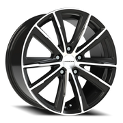 Vision 471 18x8.5 +12 5x115mm 73.1mm Gloss Black Machined Face