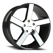 Vision 472 22x9.5 +8 5x139.7mm 77.8mm Gloss Black Machined Face