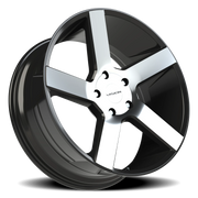 Vision 472 22x9.5 +8 5x139.7mm 77.8mm Gloss Black Machined Face
