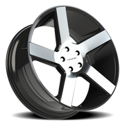 Vision 472 22x9.5 +8 5x115mm 74.1mm Gloss Black Machined Face
