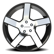 Vision 472 20x9 +30 5x120mm 74.1mm Gloss Black Machined Face