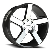 Vision 472 22x9.5 +30 6x139.7mm 78.1mm Gloss Black Machined Face