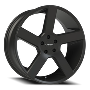 Vision 472 22x9.5 +30 5x120mm 74.1mm Satin Black