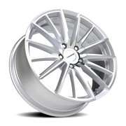 Vision 473 19x8 +40 5x120mm Hyper Silver Machined Face