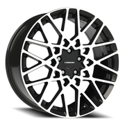 Vision 474 20x8.5 +35 5x112mm 73.1mm Gloss Black Machined Face