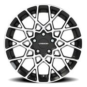 Vision 474 17x8 +38 5x112mm 73.1mm Gloss Black Machined Face