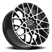Vision 474 18x8 +38 5x114.3mm 73.1mm Gloss Black Machined Face