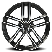 Vision 475 20x10.5 +42 5x114.3mm 73.1mm Gloss Black Machined Face