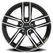 Vision 475 18x8.5 +38 5x112mm 66.56mm Gloss Black Machined Face