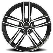 Vision 475 19x8.5 +35 5x120mm 74.1mm Gloss Black Machined Face